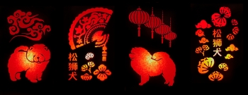 Chow Chow Lantern (medium)