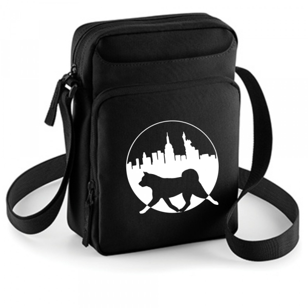 American Akita Motive (Shoulder bag V2 - Black)